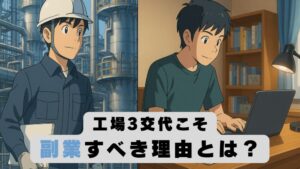 工場3交代勤務者こそ副業すべきたった一つの理由