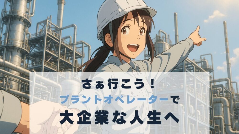 【プラントオペレーターとは】仕事内容・年収・休み・必要な資格など現役23年が徹底解説